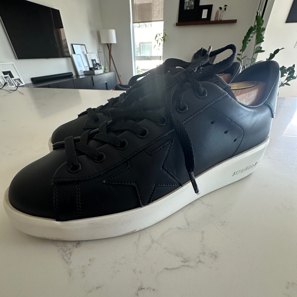 Golden Goose Men's Pure Star - Black - Size 41